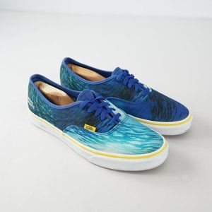 Vans Classic National Geographic Era Ocean Blue Shoes Mens Size 11.5 VN0A2Z5I002